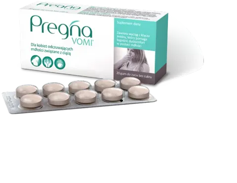 Pregna VOMI®, guma do żucia, 20 szt