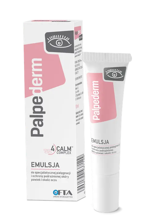 PALPEDERM, emulsja do podrażnionej skóry powiek i oczu, 15 ml