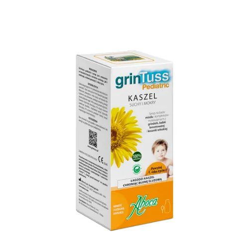 GRINTUSS PEDIATRIC, Syrop dla dzieci na kaszel suchy i mokry, 210 g