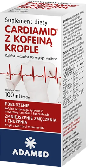 CARDIAMID z kofeiną krople, 100 ml