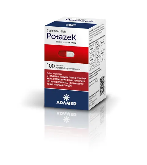 POTAZEK, wsparcie układu nerwowego, 100 kapsułek