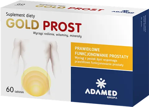 GOLD PROST, tabletki, prawidłowe funkcjonowanie prostaty, 60 sztuk