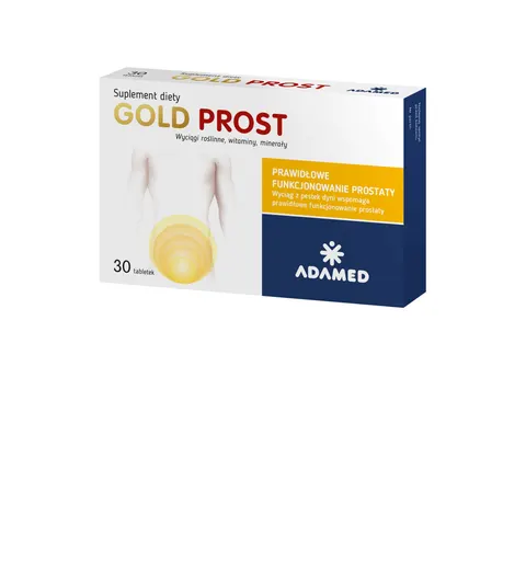 GOLD PROST, tabletki, prawidłowe funkcjonowanie prostaty, 30 sztuk