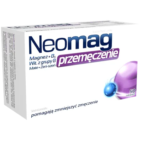 NEOMAG PRZEMĘCZENIE, 50 tabletek