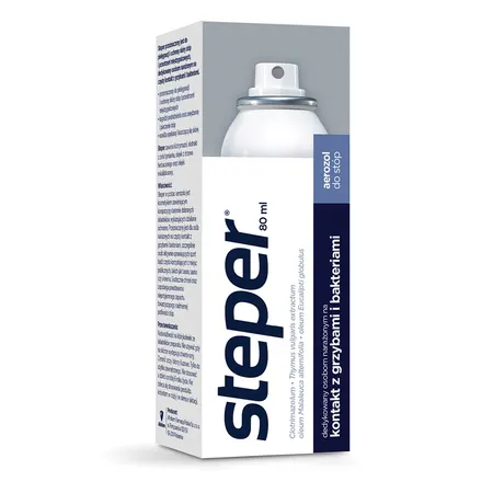 STEPER, aerozol do stóp, 80 ml