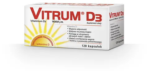 VITRUM D3, kapsułki, 120 szt.