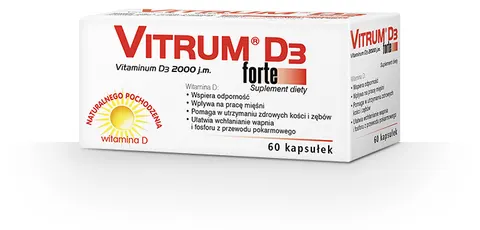 VITRUM D3 FORTE, kapsułki, 60 szt.