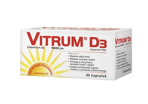 VITRUM D3, kapsułki, 60 szt.
