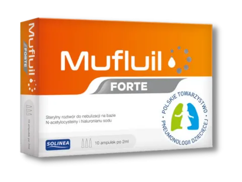 MUFLUIL FORTE, roztwór do nebilizacji, 2 ml x 10 ampułek