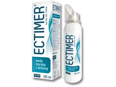 ECTIMER, woda morska do nosa z ektoiną, 100ml