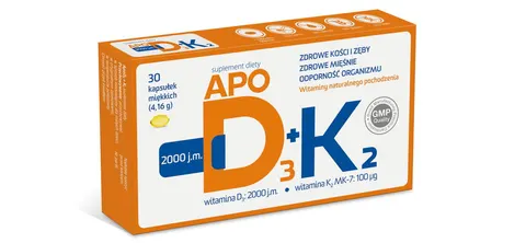 APO D3+K2, 30 kapsułek