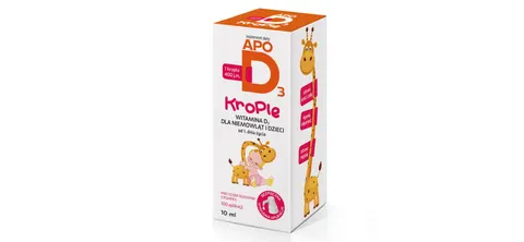 APO D3 krople 400 j.m., dla dzieci, 10 ml
