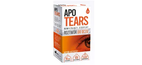 APOTEARS 0,2 %, jałowy, nawilżający roztwór do oczu, 10 ml