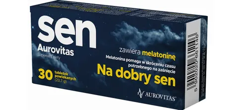 SEN AUROVITAS, tabletki powlekane, 30 szt.