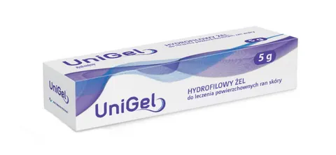 UNIGEL, Hydrofilowy żel na rany, 5 g