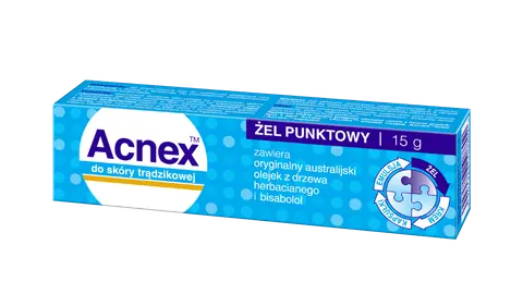ACNEX,żel punktowy do skóry trądzikowej, 15 g