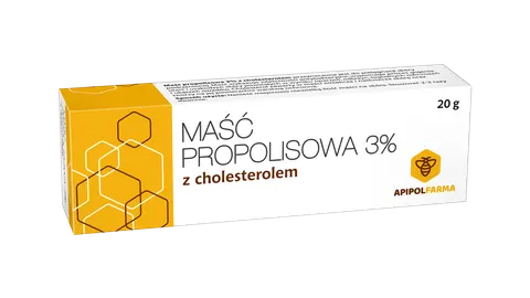 MAŚĆ PROPOLISOWA 3% z cholesterolem, farmina, 20g
