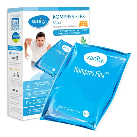 FLEX MAX, Kompres żelowy, 21×30 cm, 1 sztuka