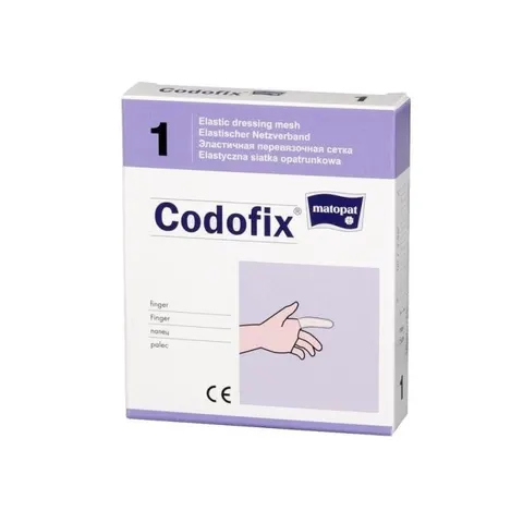 MATOPAT CODOFIX, elastyczna siatka opatrunkowa, 1 cm x 1 m, 1szt.