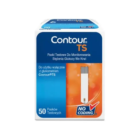CONTOUR TS, testy paskowe do glukometru, 50 szt.