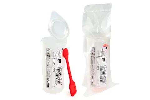 EL-COMP, pojemnik na kał z łopatką, sterylny 20 ml, 1 szt.
