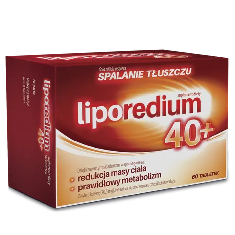 LIPOREDIUM 40+, tabletki, 60 szt.
