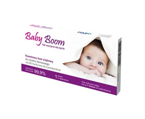 BABY BOOM, kasetowy test ciążowy, 1 szt.