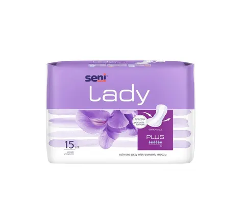 SENI LADY PLUS, wkładki urologiczne, 15 szt.