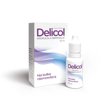 DELICOL, Krople na kolkę niemowlęcą, 15 ml