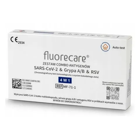 fluorecare® Test combo 4w1 - grypa A/B + COVID-19 + RSV