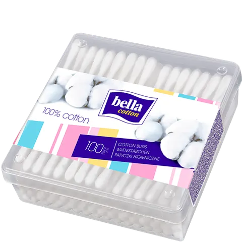 BELLA, patyczki higieniczne do uszu, pudełko, 100 szt.