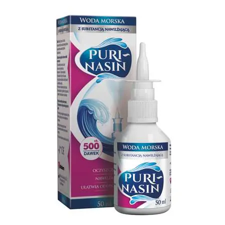 PURINASIN, izotoniczny roztwór wody morskiej, 50 ml