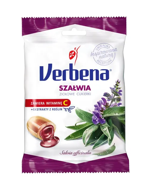 VERBENA SZAŁWIA, landrynki do ssania, 60 g