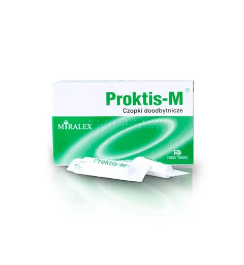 PROKTIS-M, czopki doodbytnicze, 10 szt.