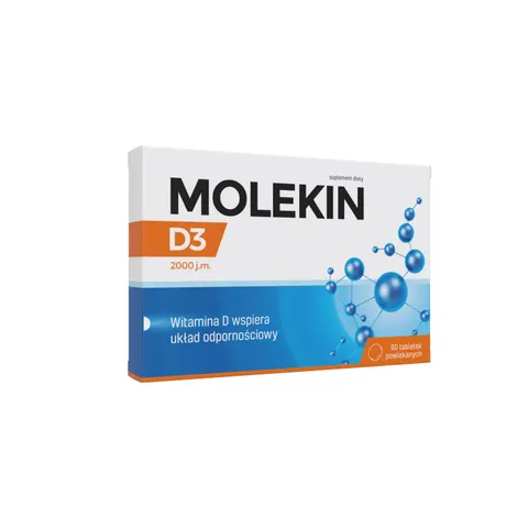 MOLEKIN D3 2000, tabletki powlekane, 60 szt.