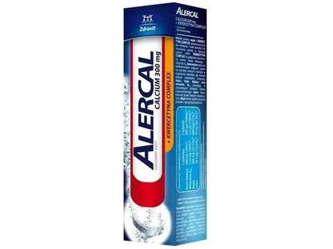 ZDROVIT ALERCAL CALCIUM + KWERCETYNA COMPLEX, tabletki musujące, 20 szt.