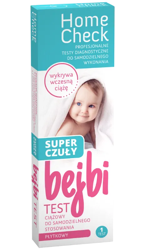 TEST CIĄŻOWY BEJBI, super czuły, płytkowy, 1 szt.