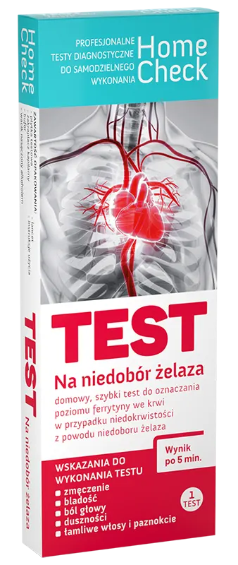TEST NA NIEDOBÓR ŻELAZA, 1 szt.
