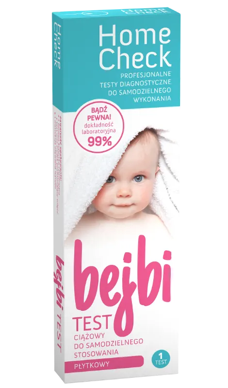 TEST CIĄŻOWY BEJBI, płytkowy, 1 szt.