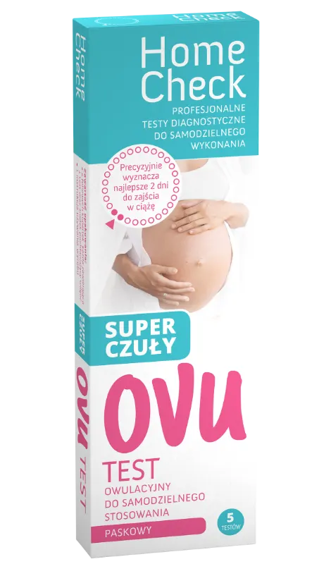 TEST OWULACYJNY OVU, super czuły, paskowy, 5 szt.