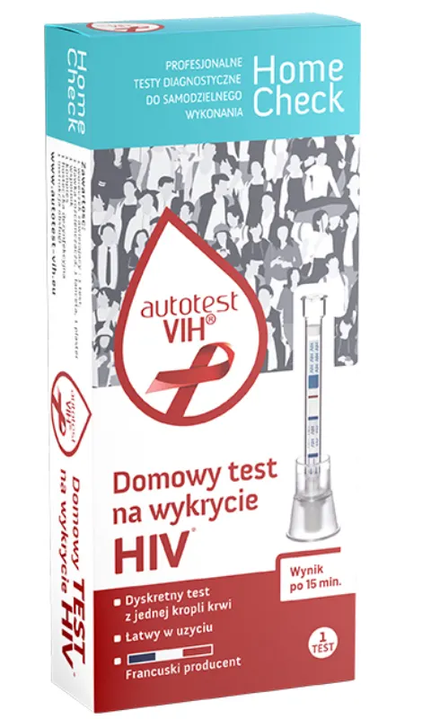 TEST DOMOWY AUTOTEST HIV, wykrywanie HIV, 1 szt.