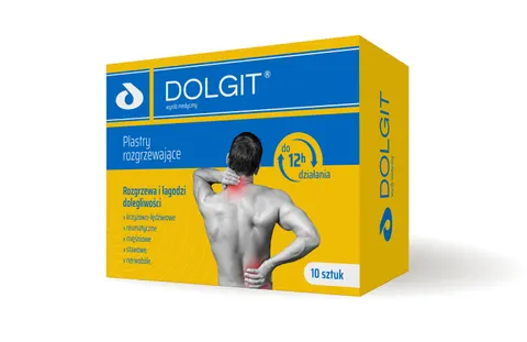 DOLGIT, plastry rozgrzewające, 10 szt.