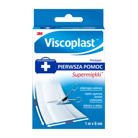 VISCOPLAST, plaster prestopor, plaster do cięcia, 1 m x 8 cm, 1 szt.