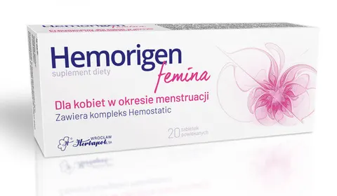 HEMORIGEN FEMINA, tabletki powlekane, 20 szt.