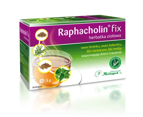 RAPHACHOLIN FIX, herbatka ziołowa, saszetki, 20 szt.