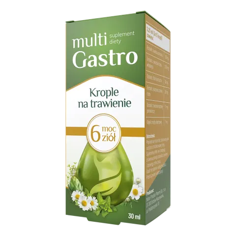 MULTIGASTRO, krople na trawienie, 30 ml