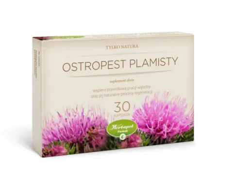 OSTROPEST PLAMISTY, TYLKO NATURA, kapsułki twarde, 30 szt.
