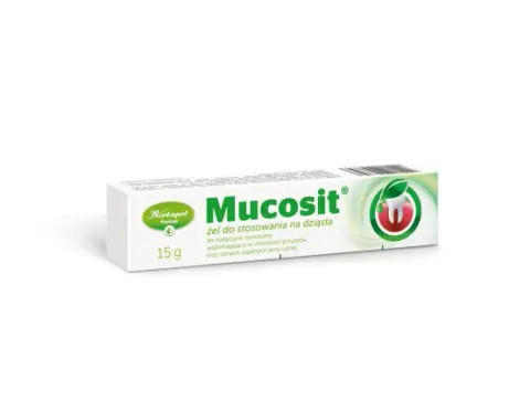 MUCOSIT DENT, żel do stosowania na dziąsła, 15 g