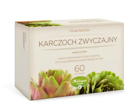 KARCZOCH ZWYCZAJNY, TYLKO NATURA, kapsułki twarde, 60 szt.