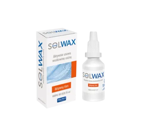 SOLWAX ACTIVE, krople do uszu, 15 ml